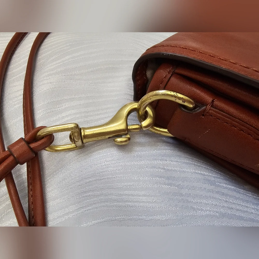 Coach Penny Brown Leather Crossbody Bag 2012 - Picture 4 of 13